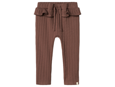 Lil Atelier peppercorn ruffle pants